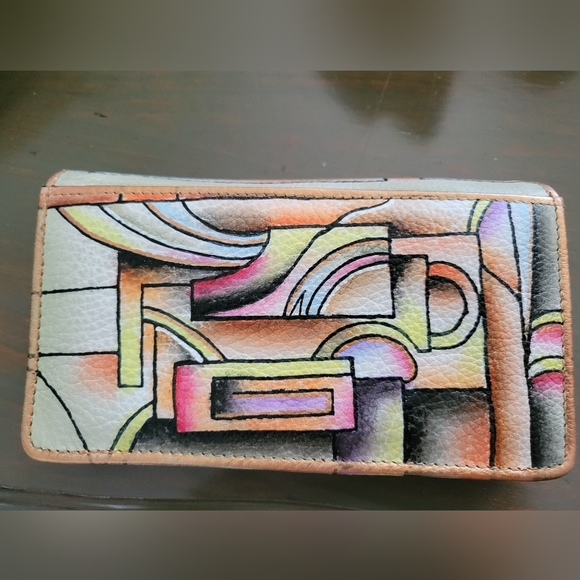 Abstract Multicolor Wallet - Picture 2 of 5